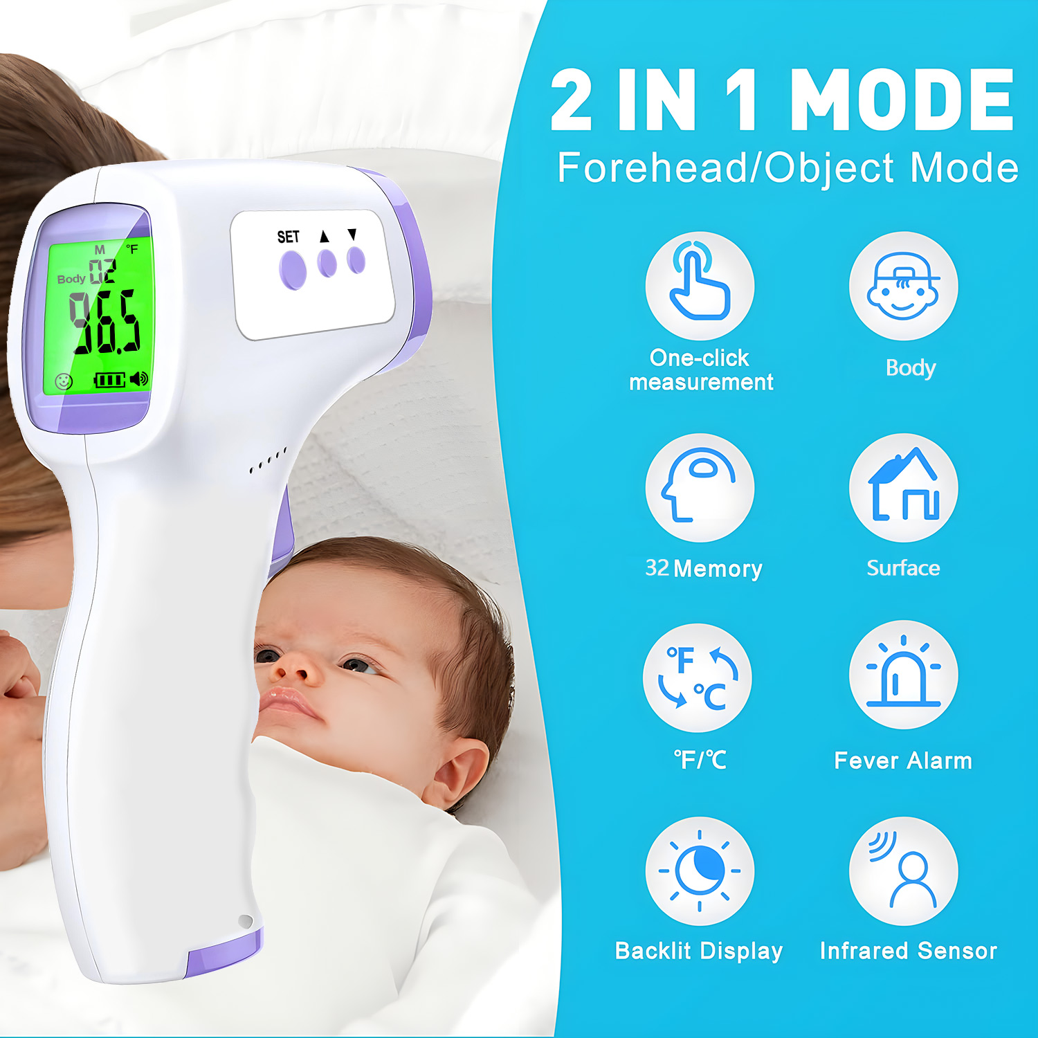 New Household Infrared Forehea - đánh giá và giá Pulse Oximeter