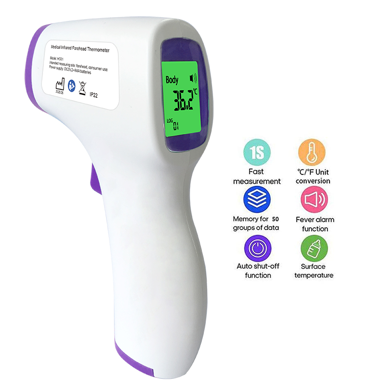 1pcs Forehead Temperature Gun  - đánh giá và giá Pulse Oximeter